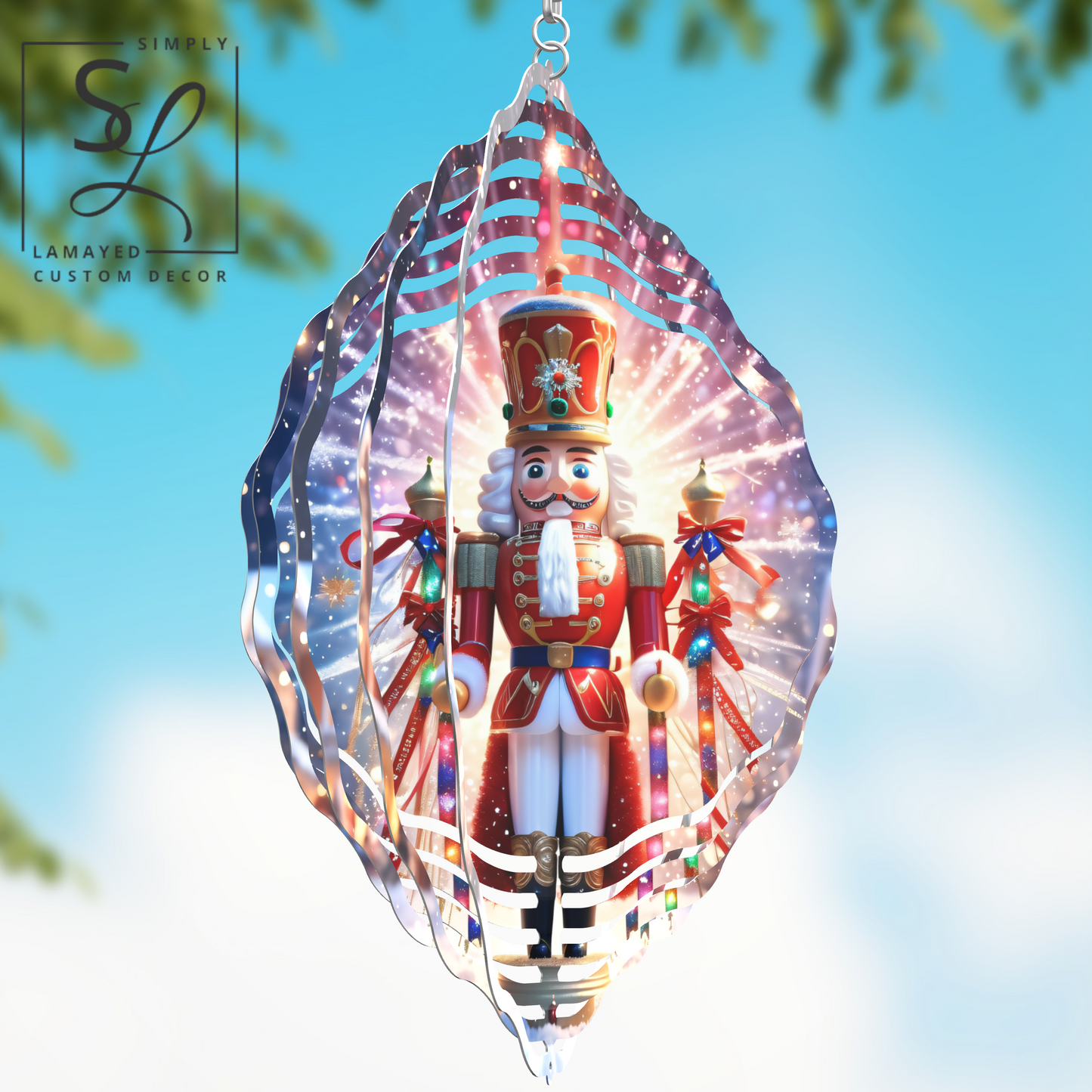 Nutcracker Wind Spinner with Starburst